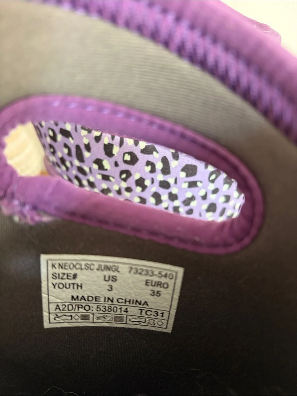Bogs Kids Purple Leopard-Print Waterproof Snow/Rain Boots